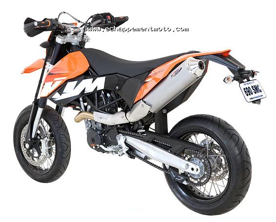 echappement moto KTM 690 SMC bos echappement moto KTM 690 SMC bos